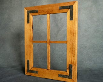 Wood Window Frame For Rustic Farmhouse Decor