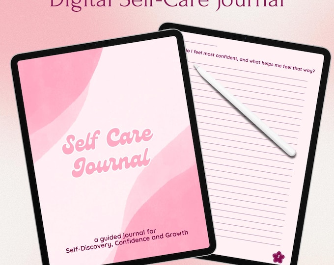 Self-Care Journal: Wellness & Reflection Prompts (PDF Download)