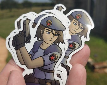 Resident Evil Chibi Stickers - Leon Kennedy, Luis Serra, Ada Wong