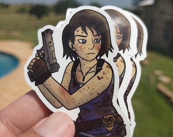 Jill Valentine RE3R Vinyl Aufkleber