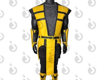 Costume da Scorpione, costume da giocatore di Mortal Kombat, costume da ninja