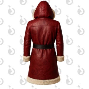 santa leather coat
red faux fur coat
handmade santa coat
christmas cosplay
santa claus coat
holiday costume
red leather jacket
luxury faux leather
gift for him
western Santa coat
Kurt Russell santa
unique Santa cosplay
gift for christmas