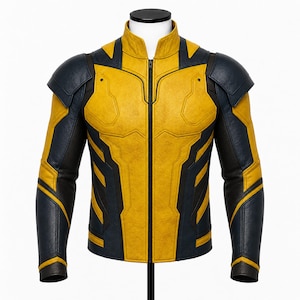 Wolverine Leather Jacket X Men Jacket Superhero Leather Jacket Gift For Him
