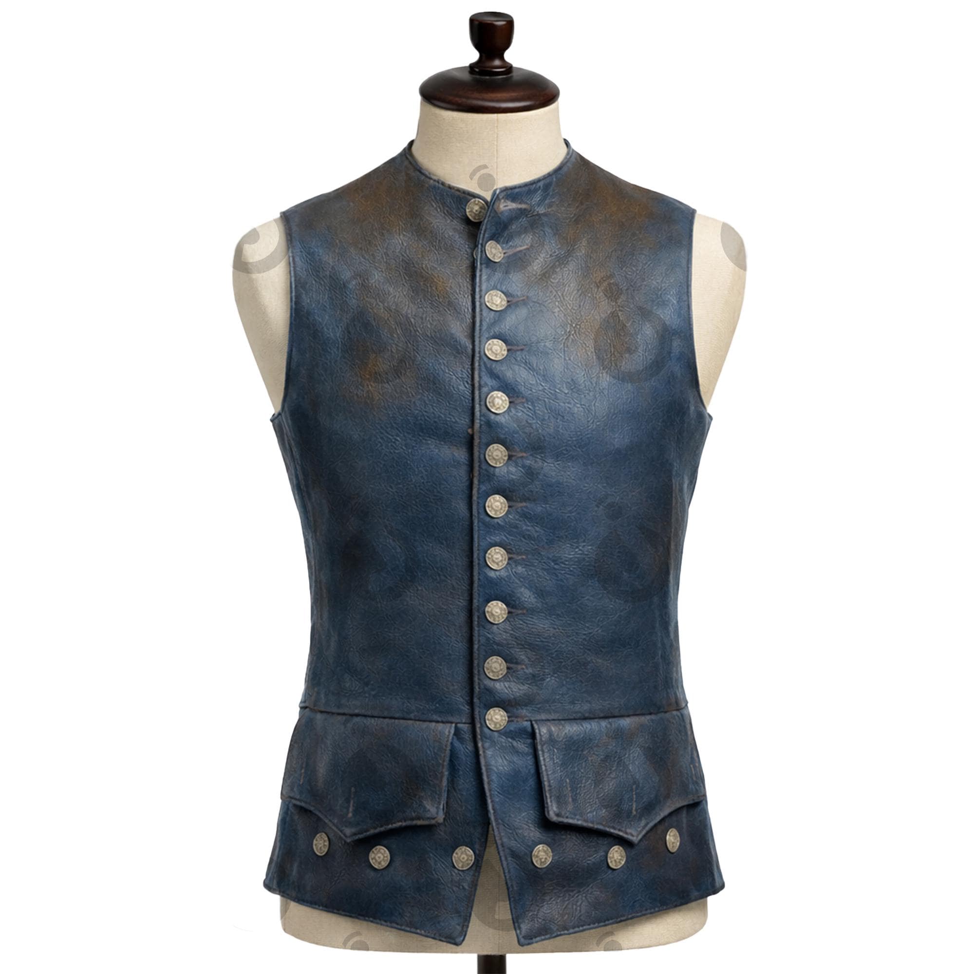 Formal Leather Vest - Etsy