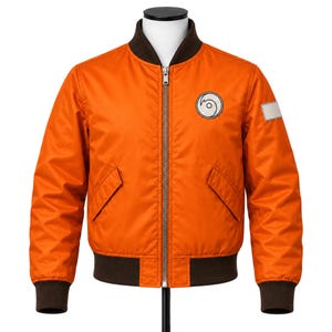 Kim Kitsuragi Aerostatic Pilot Jacket Orange Bomber Jacket Disco Elysium Inspired Cosplay Detective Costume Gamer Gift