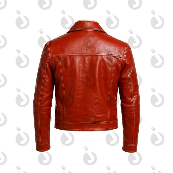 FIGHT CLUB タイラーダーデン 赤 レザージャケット 定価44000円