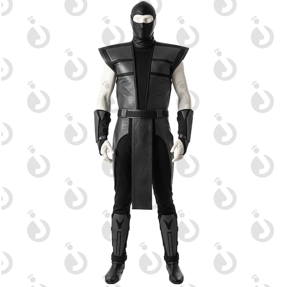Mortal Kombat Smoke Cosplay | Ninja Armor Costume, Real/Faux Leather
