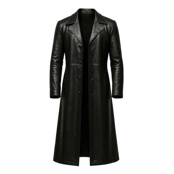 Blade Leather Trench Coat: Gothic Vampire Cosplay Coat - Etsy