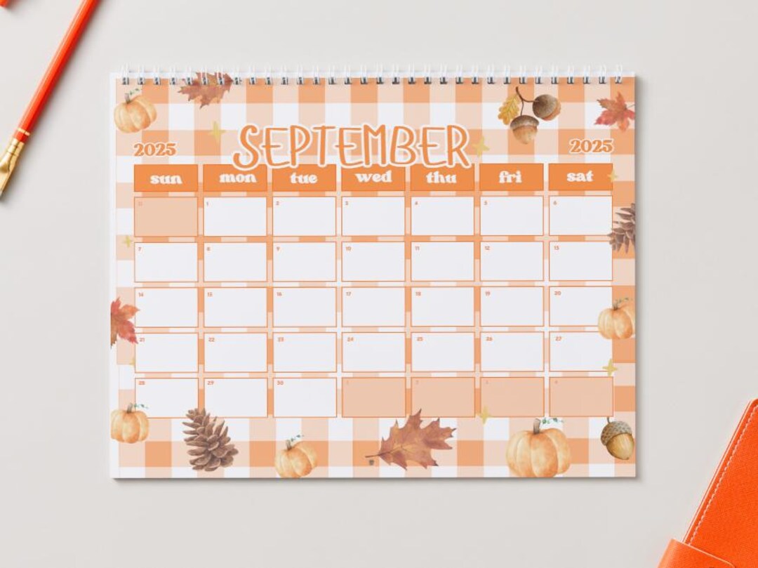 Fall Theme Printable Planner (PDF) - Etsy