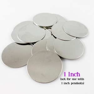 Steel Metal Discs 1&quot; ONE INCH  - 300 Discs