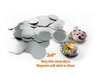 500 Steel Metal Discs 3/4" 19mm