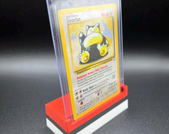 TCG Top Loader Stand | 3D Printed Card Display | Perfect Friction Fit, No Wobble, Angled Card Stand