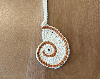 Crochet Seashell Pattern: Easy Beach Keychain DIY (PDF Download)