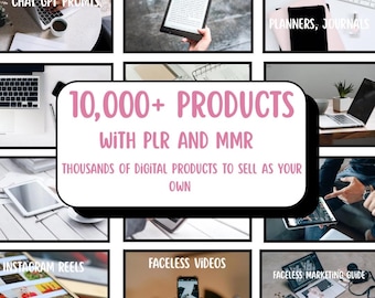 Digital Marketing Mega Bundle – 10,000+ Products | PLR & MRR Included | Full Resell Rights
