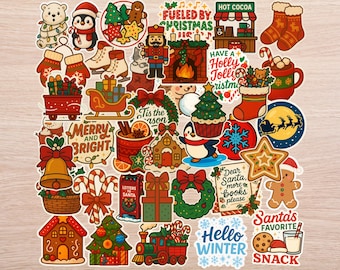 Christmas Stickers – 40 Festive Holiday Designs