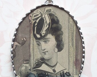 Fiona and The Fig - Antique Victorian-Peterson's 1870 - Charm Soldered Necklace Pendant