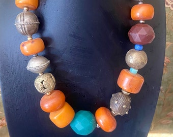 African Trade beads Necklace