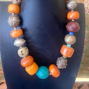 African Trade beads Necklace