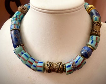 African beaded choker