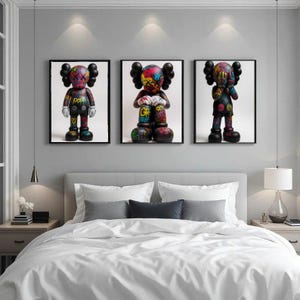 Kaws Hypebeast Graffiti Art Print Set (Digital Download)
