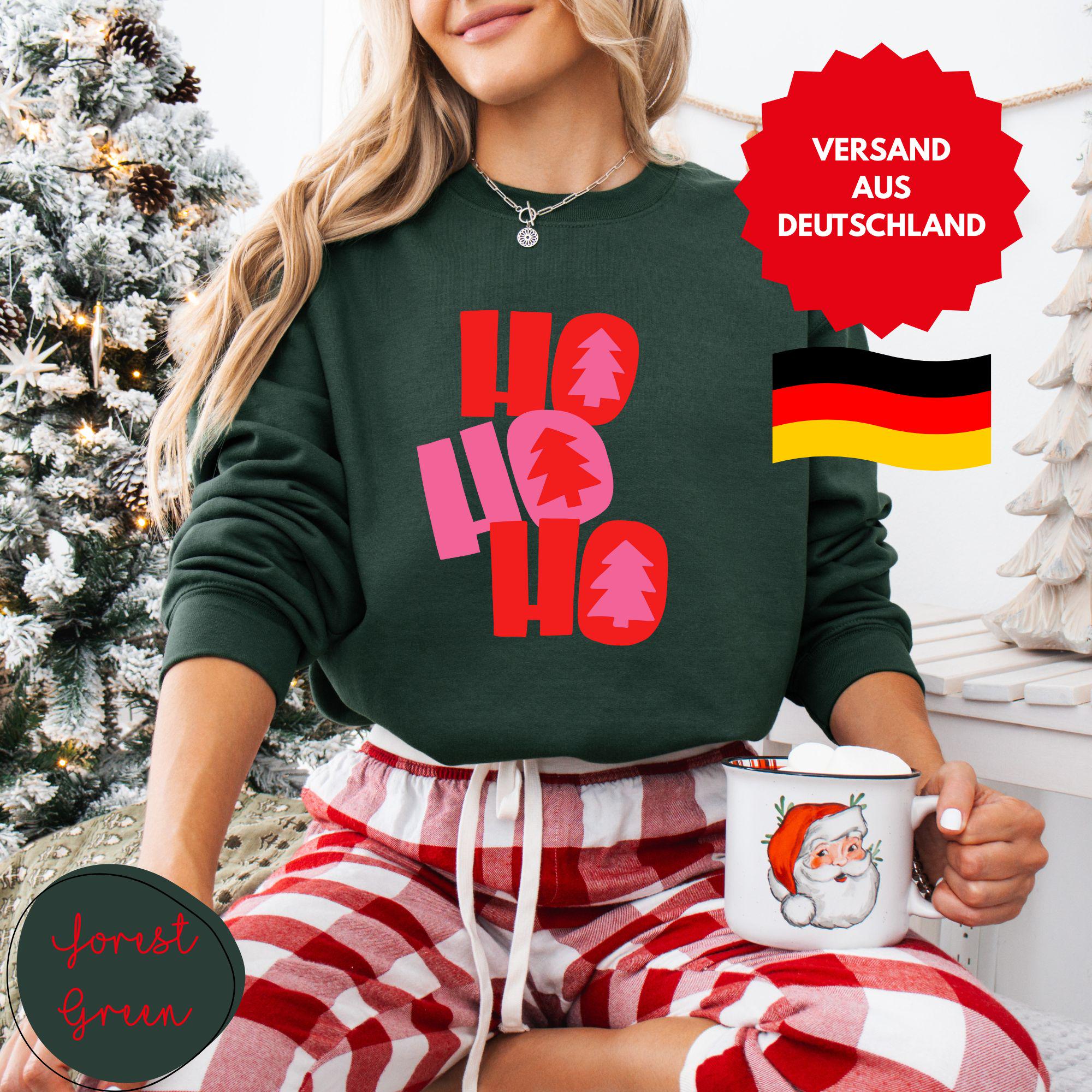 Lustiger Weihnachtspullover Für Damen - Mit Weihnachtsmotiv, Rundhals & Langen Ärmeln