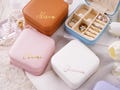 Personalized Jewelry Box, Custom Name Jewelry Box, Travel Jewelry Box, Bridesmaid Jewelry Case, Christmas Gift, Gift for Her