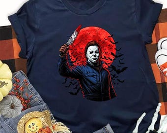 Michael Myers Halloween PNG, Diseño de camiseta de terror (Descarga digital)