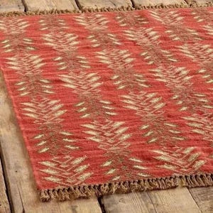 Handgemaakt wollen jute kelimtapijt, kelimtapijt, platgeweven navajo-tapijt, handgeweven groot tapijt, boho-tapijt decoratief buiten tapijt woonkamertapijt