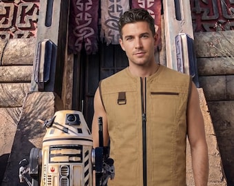 Gilet de contrebandier, gilet utilitaire d'explorateur galactique, costume tactique de science-fiction, tenue de cosplay prête pour la convention