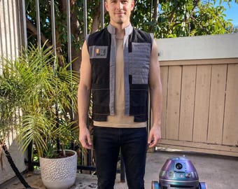Gilet de cosplay inspiré de Boba Fett, pièce de poitrine d'armure de guerrier étoile, costume Comic Con, gilet de GN tactique fait main
