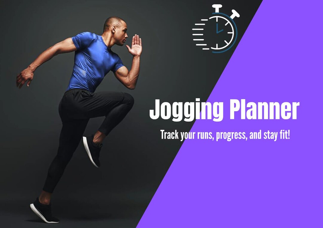 Jogging Planner Printable | Running Tracker & Log | Fitness Workout ...