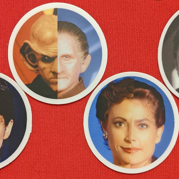 Cursed DS9 mashup stickers