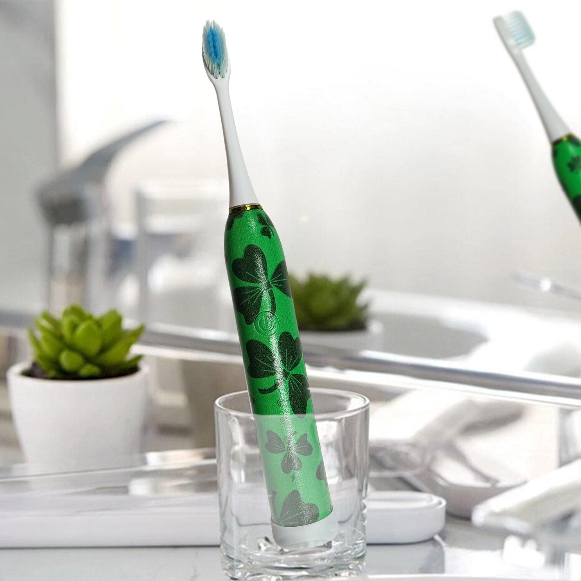 Clover Waterproof Ultrasonic Electric Toothbrush Travel Kit