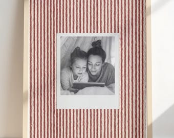 Plantilla de póster fotográfico para el Día de la Madre, regalo personalizado para mamá, arte mural imprimible, plantilla fotográfica personalizada de Canva