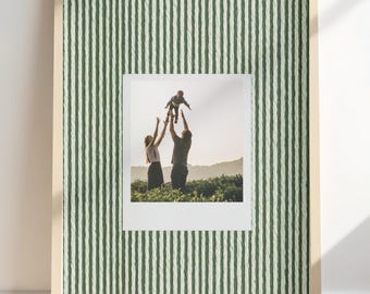 Impresión de fotos familiares personalizadas, arte de pared vintage, regalo personalizado para mamá o papá, plantilla Caanva