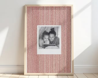 Mother’s Day Photo Poster Template, Personalized Gift for Mom, Printable Wall Art, Custom Photo Canva Template