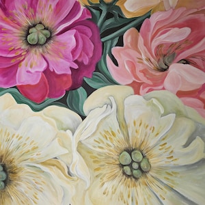 Vibrant Handmade Acrylic Painting on Canvas