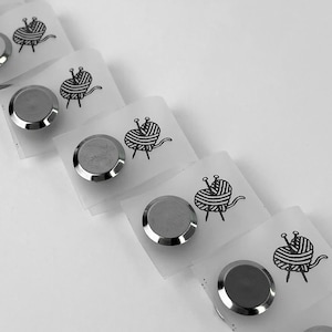 Silicone Knitting Tags, Soft Custom Silicone Labels For Handmade Items, Sew-On Silicone Tags For Crochet Projects, Craft Label Set