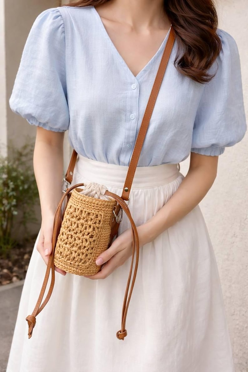 leather strap for crochet bag, adjustable leather bag strap, crossbody leather strap handmade, leather bag accessories set, diy bag leather hardware, leather strap with hooks, handmade leather strap set, leather drawstring cords bag