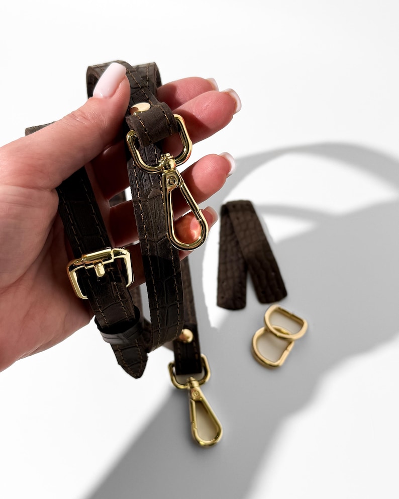 adjustable leather bag strap, leather purse strap replacement, crossbody leather strap 120 cm, genuine leather shoulder strap, leather handbag strap adjustable, double layer leather bag strap, stitched leather purse strap