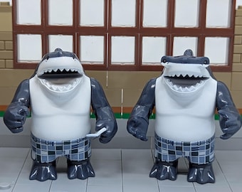 Königshai 2fig Custom 2figu figur aus Ziegelstein in DC - Atemberaubendes Design, ultimatives Sammlerstück!