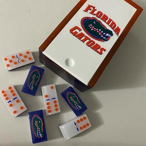 DOUBLE 6 Custom dominos with box