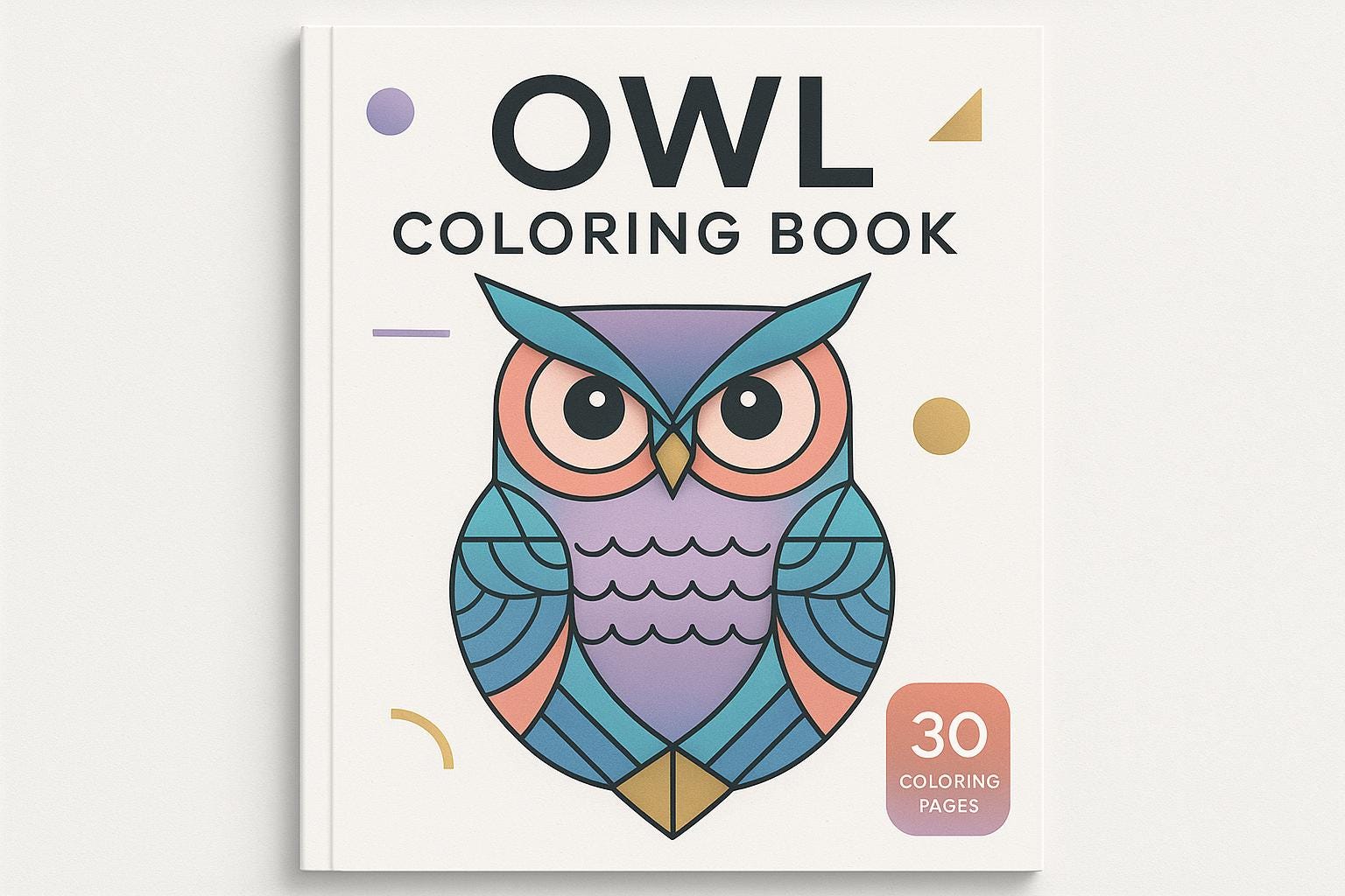 Intricate Owl Coloring book