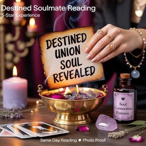 DESTINED SOULMATE READING, love insight, future partner clarity, divine connection, relationship destiny, spiritual guidance image 1