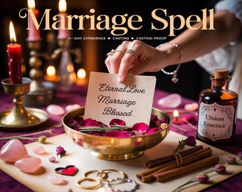 EHE-ZAUBER, ewige Liebe, Bindungsenergie, Beziehungssegen, Vereinigungsritual, Seelenverwandtenbindung, Hochzeitsmanifestation