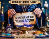 CONJURE SPIRIT DJINN Ritual, djinn summoning, spirit companion, wealth & protection, ancient magic, manifestation guide