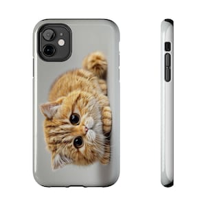 Adorable Kitten Tough Phone Cases | Cute Cat Accessories, Pet Lover Gift, Durable Tech Protection, Stylish Pet Case, Birthday Gift