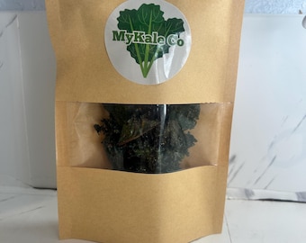 100% VEGAN Spicy Garlic Kale Chips