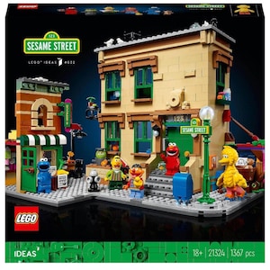 Rare Vintage Retired LEGO 21324 Collectible, LEGO Ideas 123 Sesame Street 21324 Building Kit; Awesome Build-and-Display Model for Adults