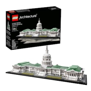 7-10 Day Ship, Rare Vintage Retired LEGO 21030 Collectible, LEGO Architecture 21030 United States Capitol Building Kit (1032 Pieces)